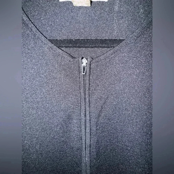 VINTAGE Jones New York Zip Up Sweater 80’s 90’s Work Wear Date Night Jackie O - Picture 8 of 11